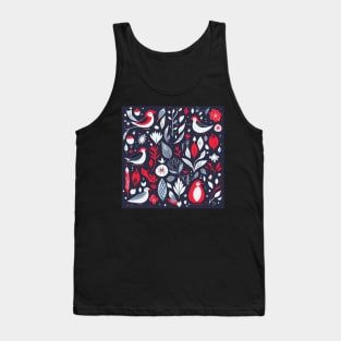 Discover the Magic of Vintage Design for Bird and Plant Lovers Tank Top